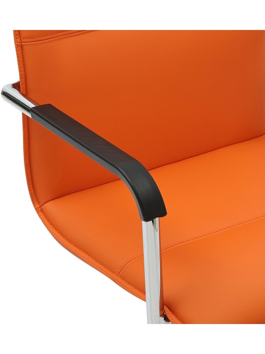 Set de 2 scaune vizitator Seattle, portocaliu