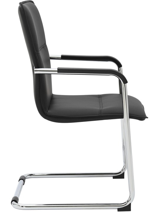 Set de 2 scaune vizitator Seattle, negru