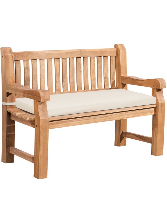 Banca de tec Jackson cu perna de sezut 120 cm + tec, crem