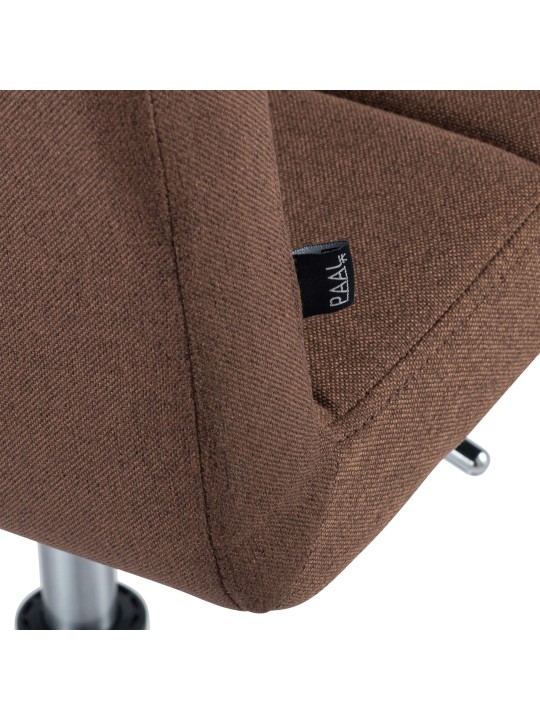 Scaun Ricky stofa, maro