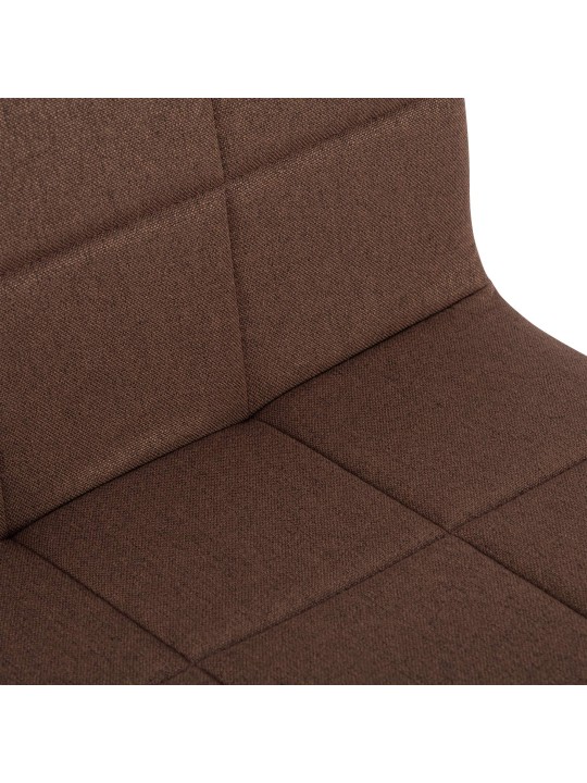 Scaun Ricky stofa, maro