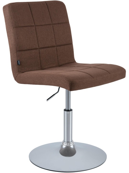 Scaun Ricky stofa, maro