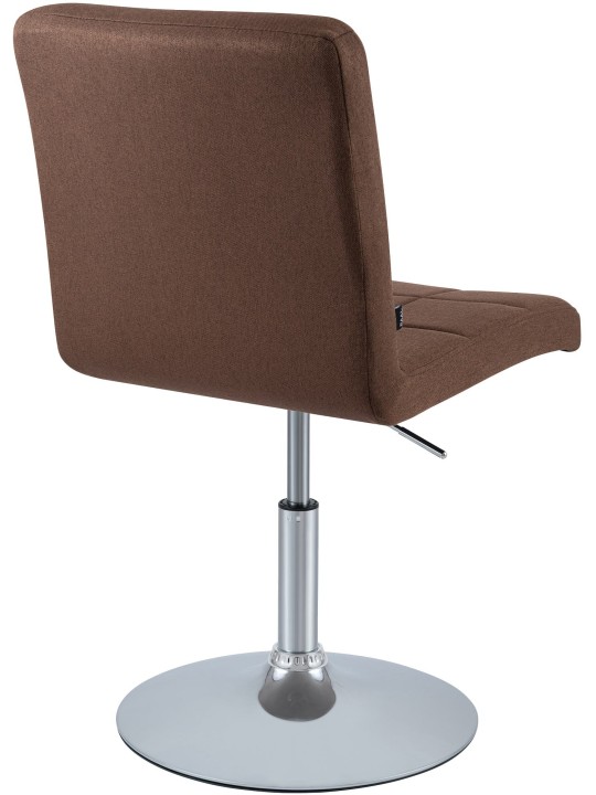 Scaun Ricky stofa, maro