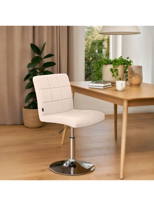 Scaun Ricky stofa, crem Scaun Ricky stofa, crem