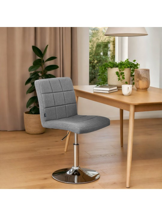 Scaun Ricky stofa, gri