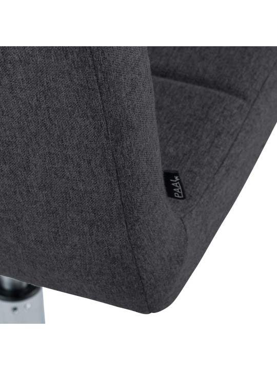 Scaun Ricky stofa, negru