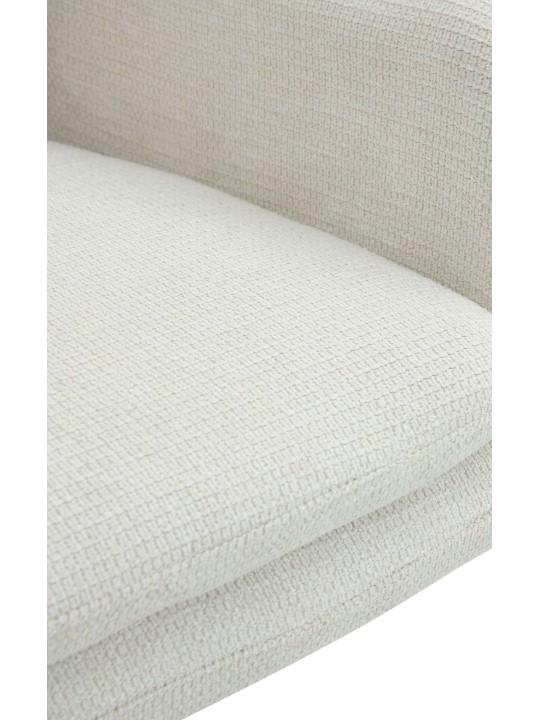 Scaun din țesătură Pickett, crem