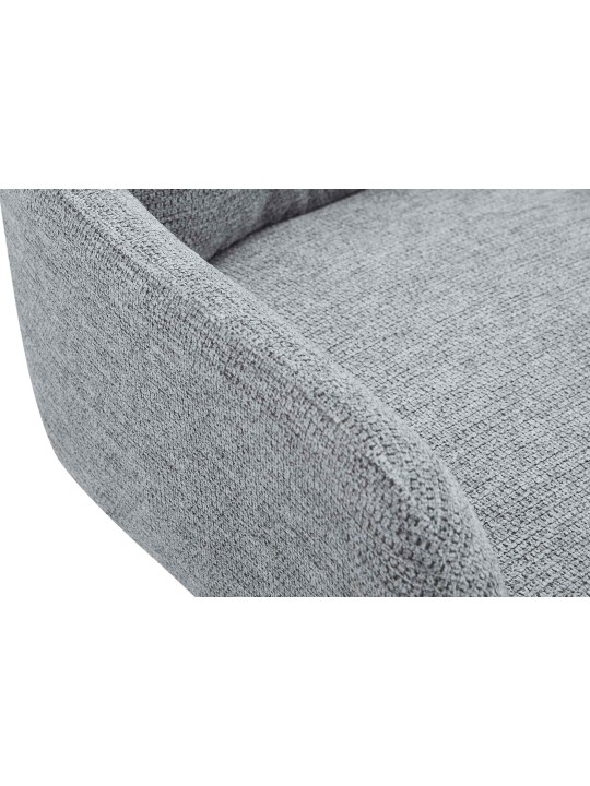 Set 2 scaune de sufragerie din material Pickett, gri