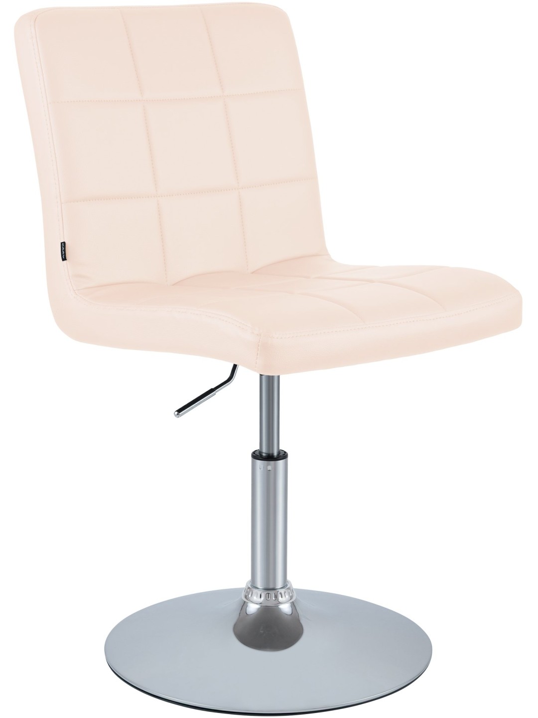 Scaun Ricky imitatie piele, crem