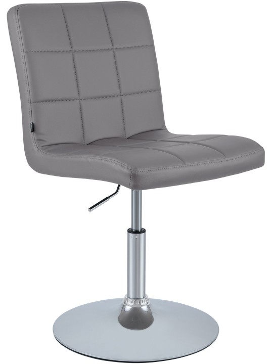 Scaun Ricky imitatie piele, gri