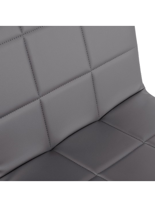 Scaun Ricky imitatie piele, gri