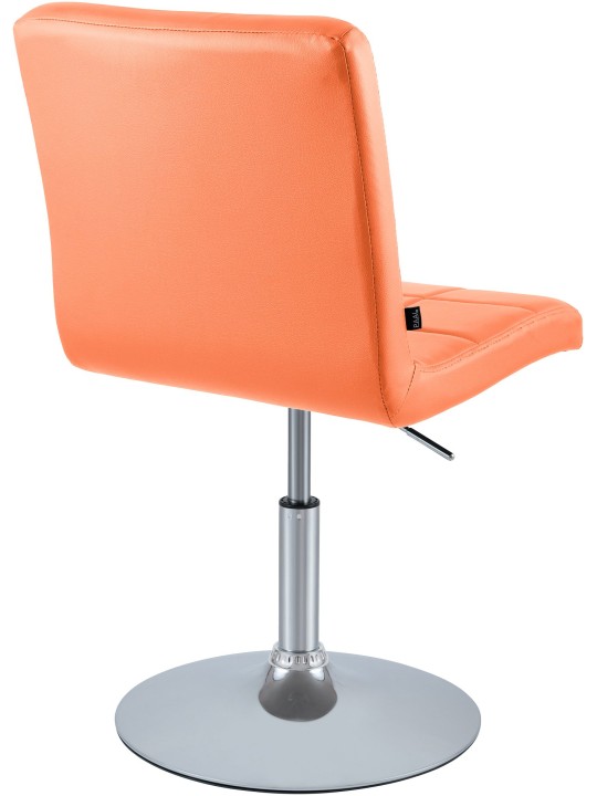 Scaun Ricky imitatie piele, portocaliu