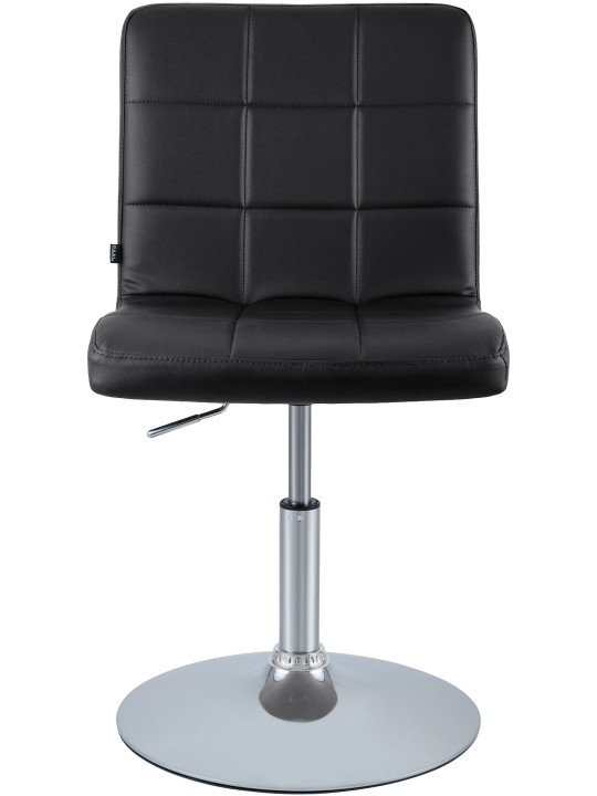 Scaun Ricky imitatie piele, negru