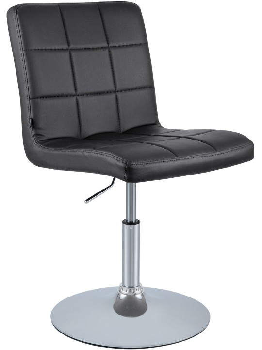 Scaun Ricky imitatie piele, negru