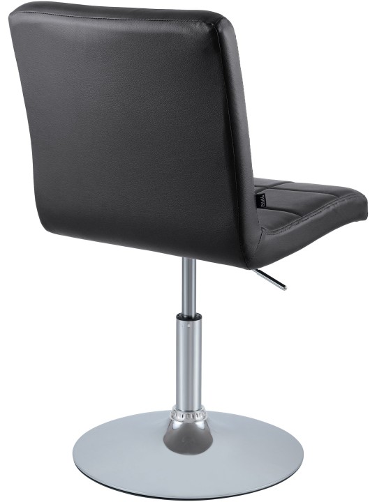 Scaun Ricky imitatie piele, negru