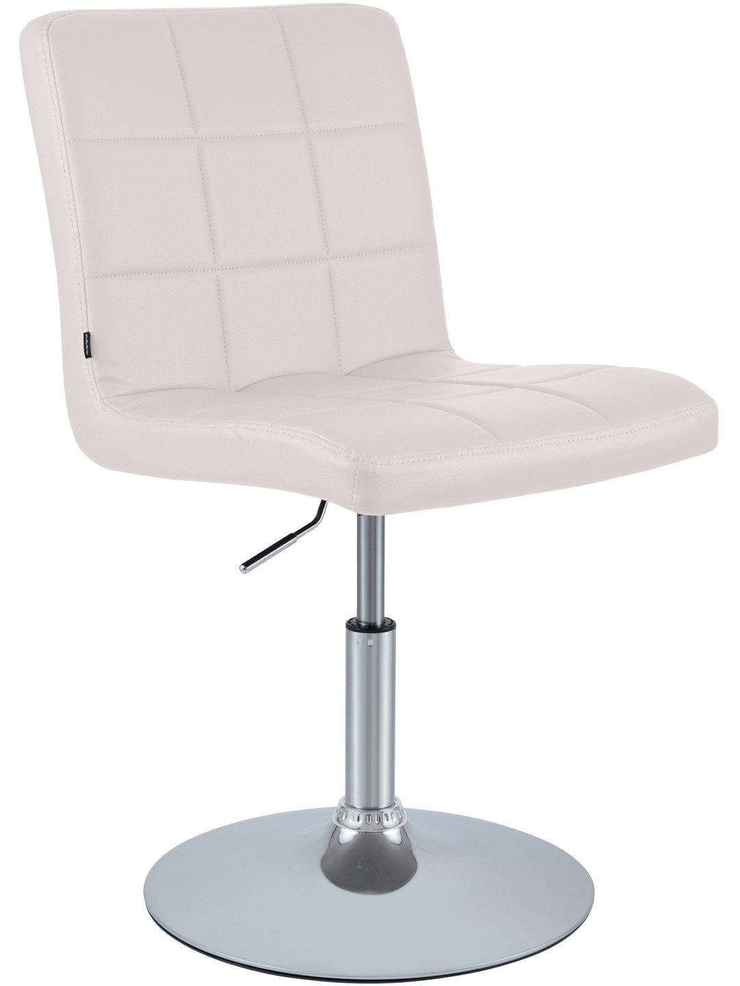 Scaun Ricky imitatie piele, alb