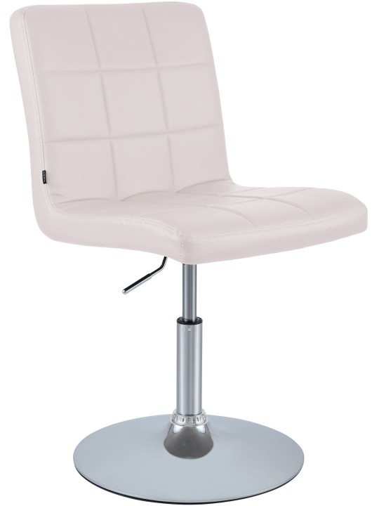 Scaun Ricky imitatie piele, alb