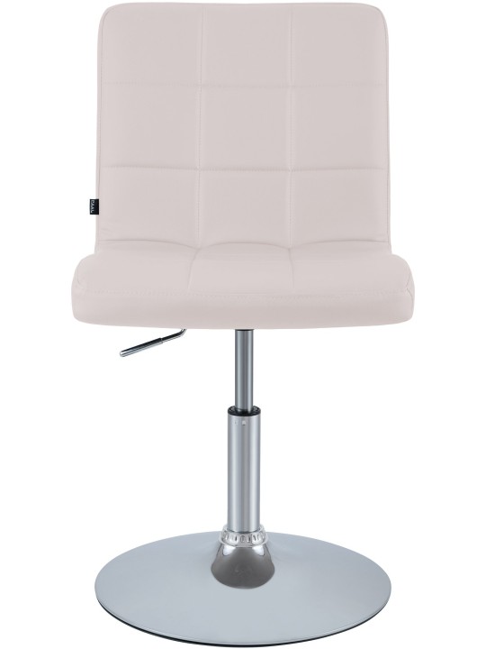 Scaun Ricky imitatie piele, alb