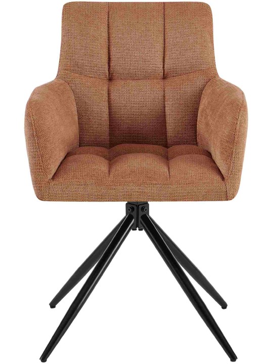 Scaun de sufragerie stofa Jonah, portocaliu