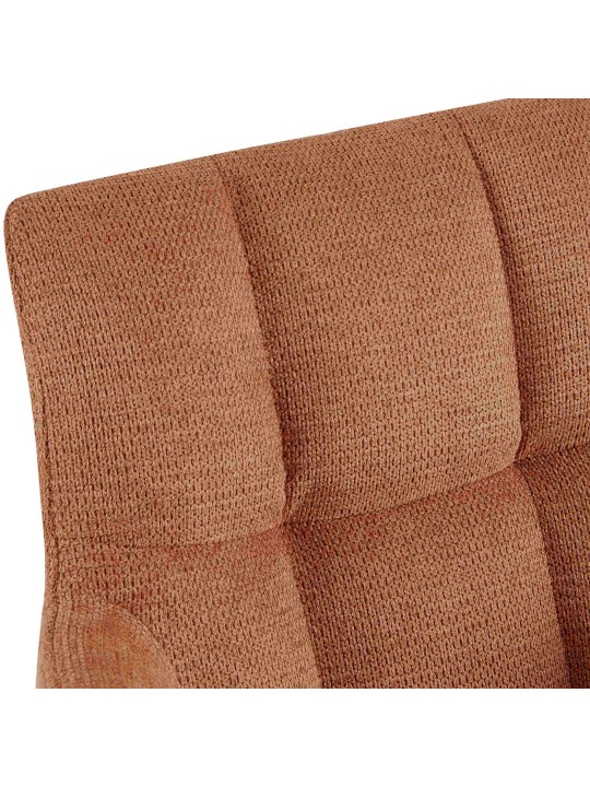 Scaun de sufragerie stofa Jonah, portocaliu