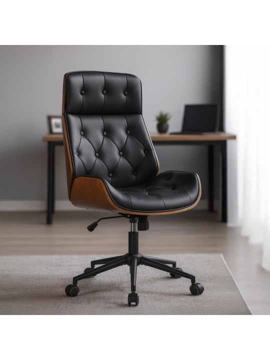 Scaun de birou nuc Martil/, negru Scaun de birou nuc Martil/, negru