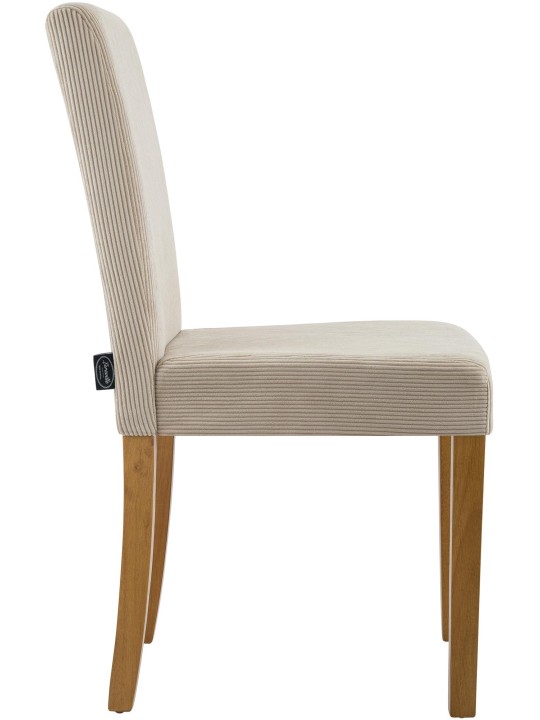 Scaun de sufragerie Ina Cord lumina antica, maro deschis