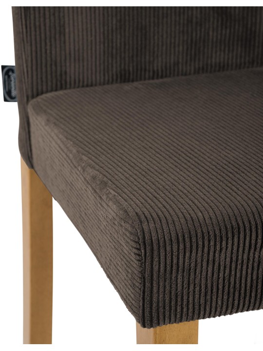 Scaun de sufragerie Ina Cord lumina antica, maro