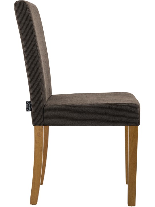 Scaun de sufragerie Ina Cord lumina antica, maro