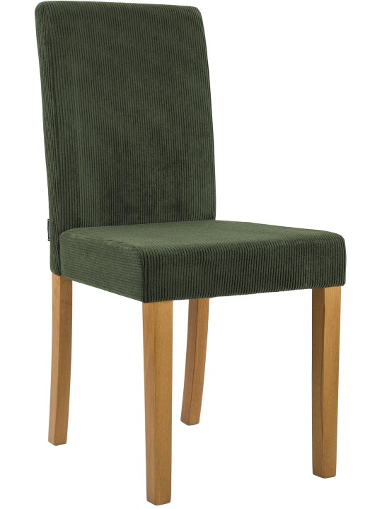 Scaun de sufragerie Ina Cord lumina antica, verde