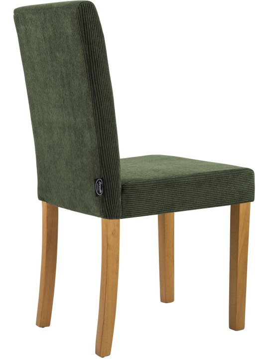 Scaun de sufragerie Ina Cord lumina antica, verde