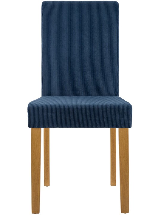 Scaun de sufragerie Ina Cord lumina antica, albastru