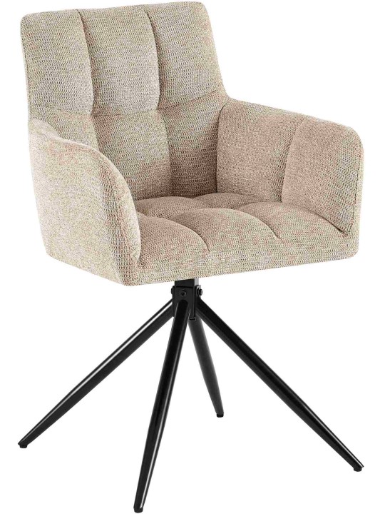 Set 2 scaune de sufragerie stofa Jonah, maro deschis Set 2 scaune de sufragerie stofa Jonah, maro deschis