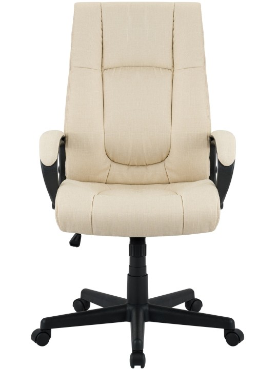 Scaun de birou XL Sparta stofa, crem
