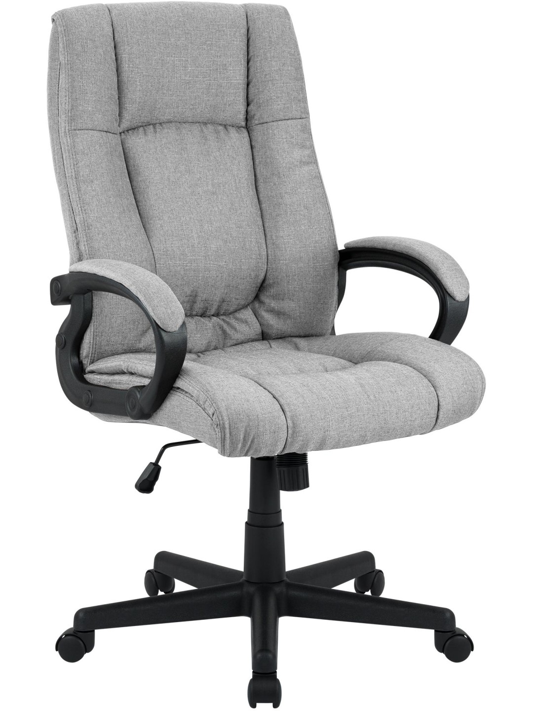 Scaun de birou XL Sparta stofa, gri