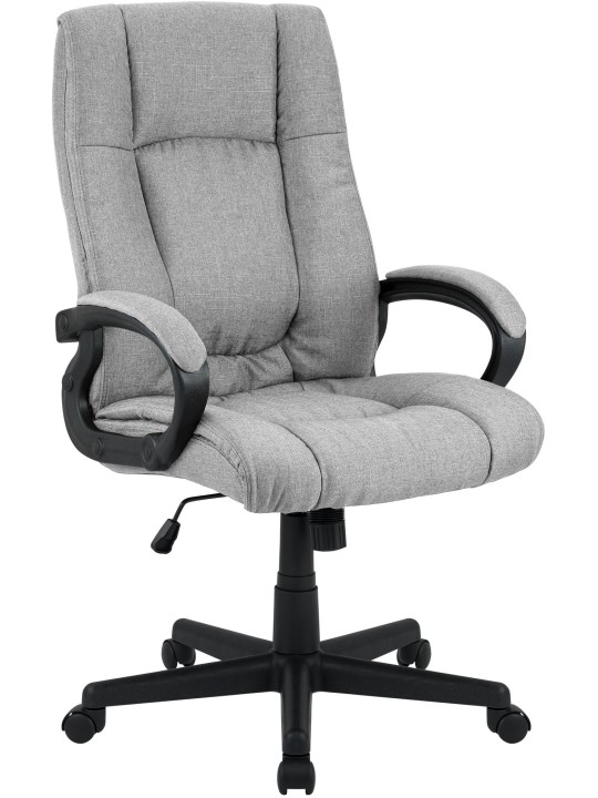 Scaun de birou XL Sparta stofa, gri