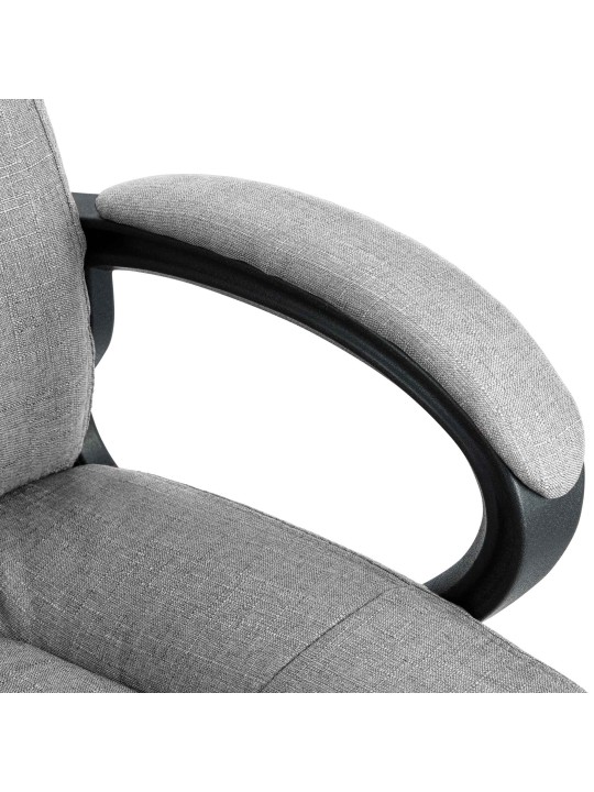 Scaun de birou XL Sparta stofa, gri
