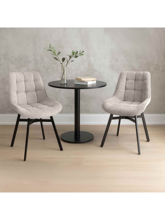 Scaun Colby stofa, crem