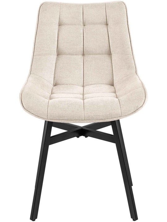 Scaun Colby stofa, crem