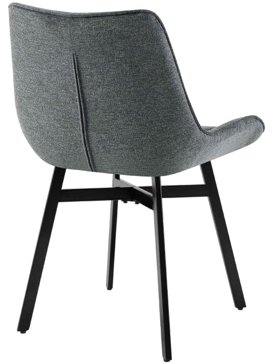 Scaun Colby stofa, gri închis