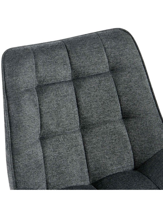 Scaun Colby stofa, gri închis