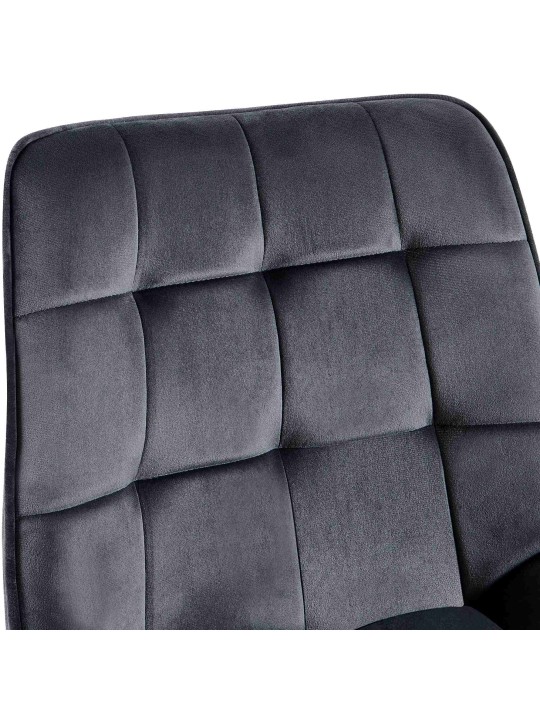 Scaun Colby Velvet, gri închis Scaun Colby Velvet, gri închis