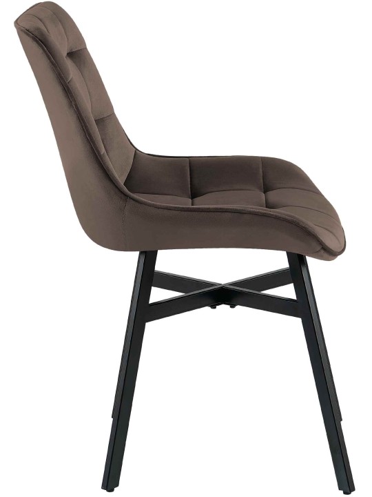 Scaun Colby Velvet, maro