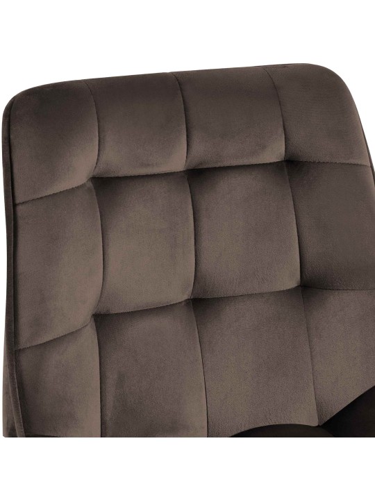 Scaun Colby Velvet, maro