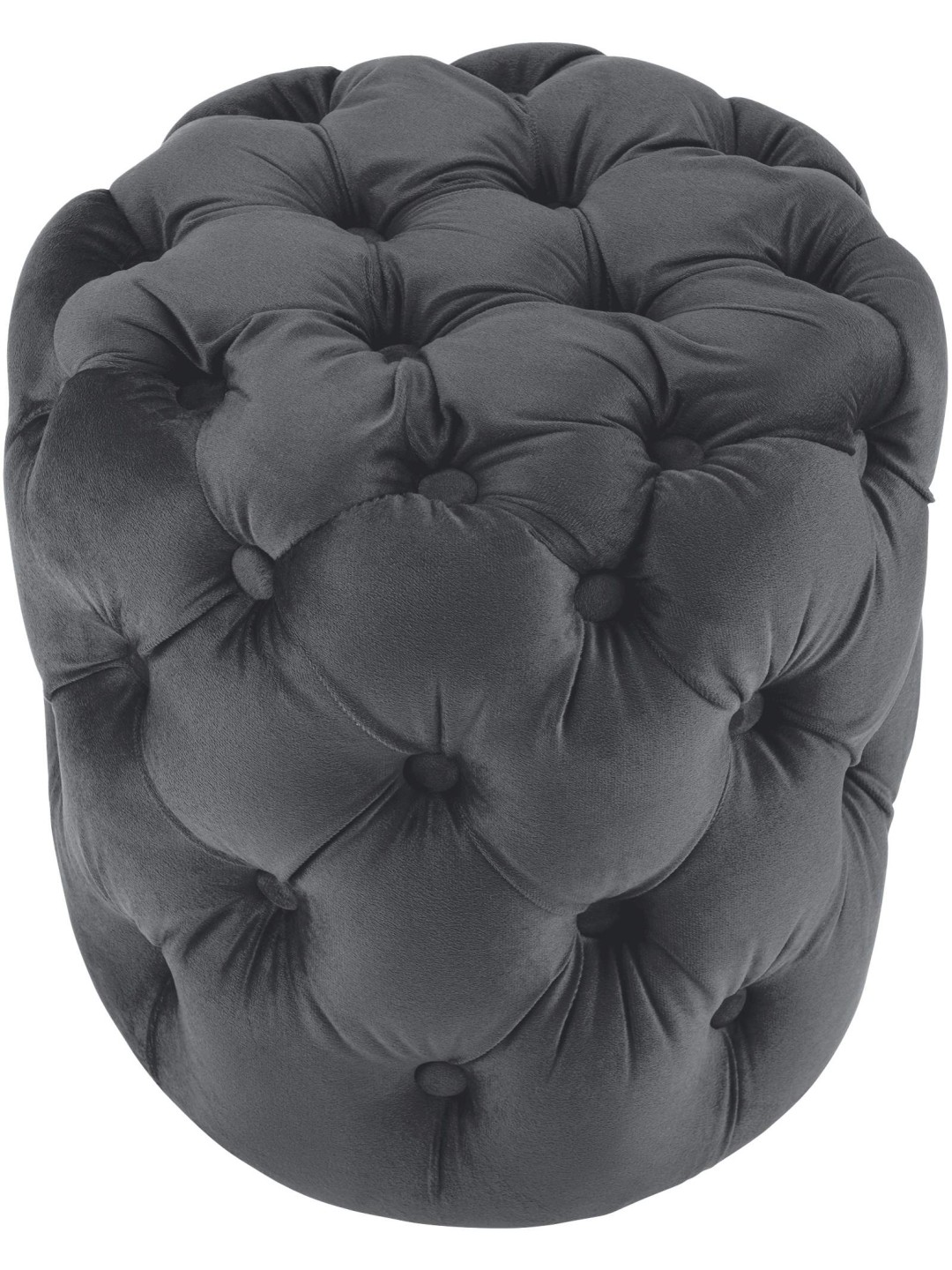 Taburet Drancy Velvet M, gri închis