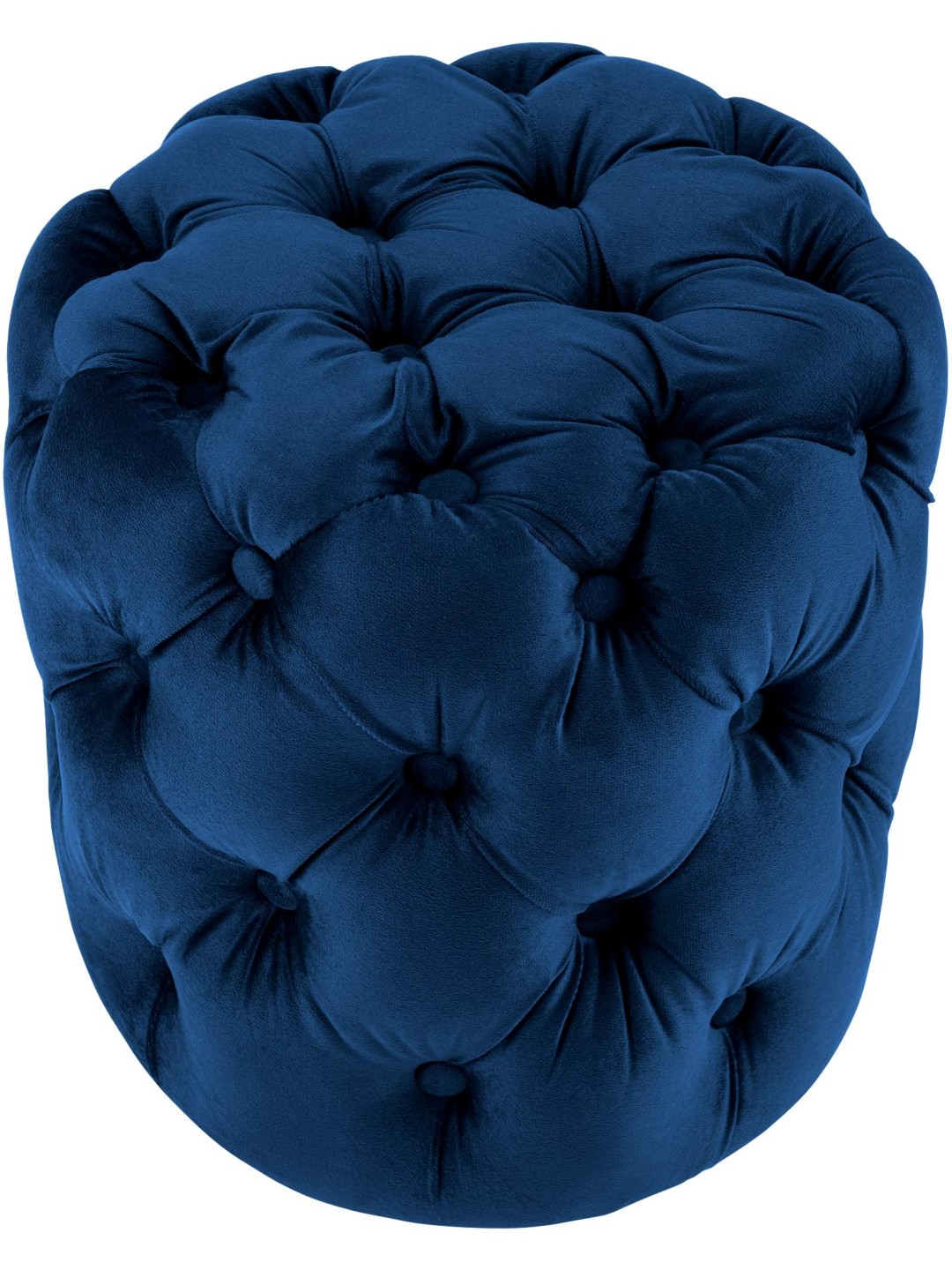 Taburet Drancy Velvet M, albastru