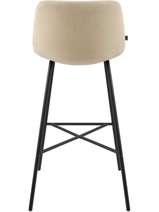 Scaun de bar Altona stofa, crem