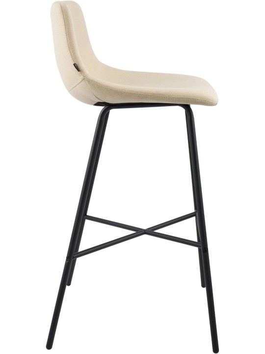 Scaun de bar Altona stofa, crem