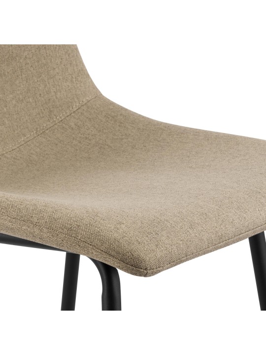 Scaun de bar Altona stofa, taupe