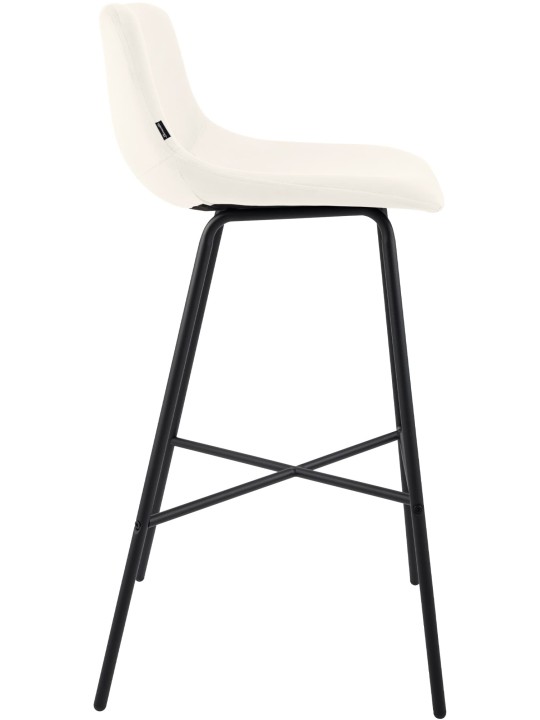 Scaun de bar Altona catifea, crem