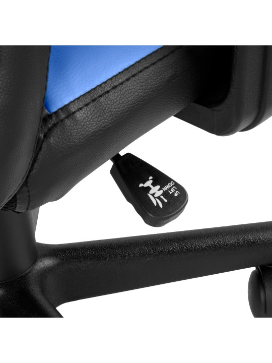 Scaun de birou pentru copii Fun, negru/albastru